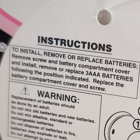 Imperial Toys LLC Pink Black White Ling Ling Panda Mini Battery Flashlight 2pk - Picture 9 of 16